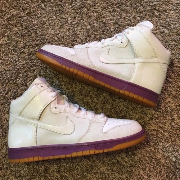 Nike | Shoes | Nike Dunk 205 Mita Ostrich White Purple Sneakers | Poshmark